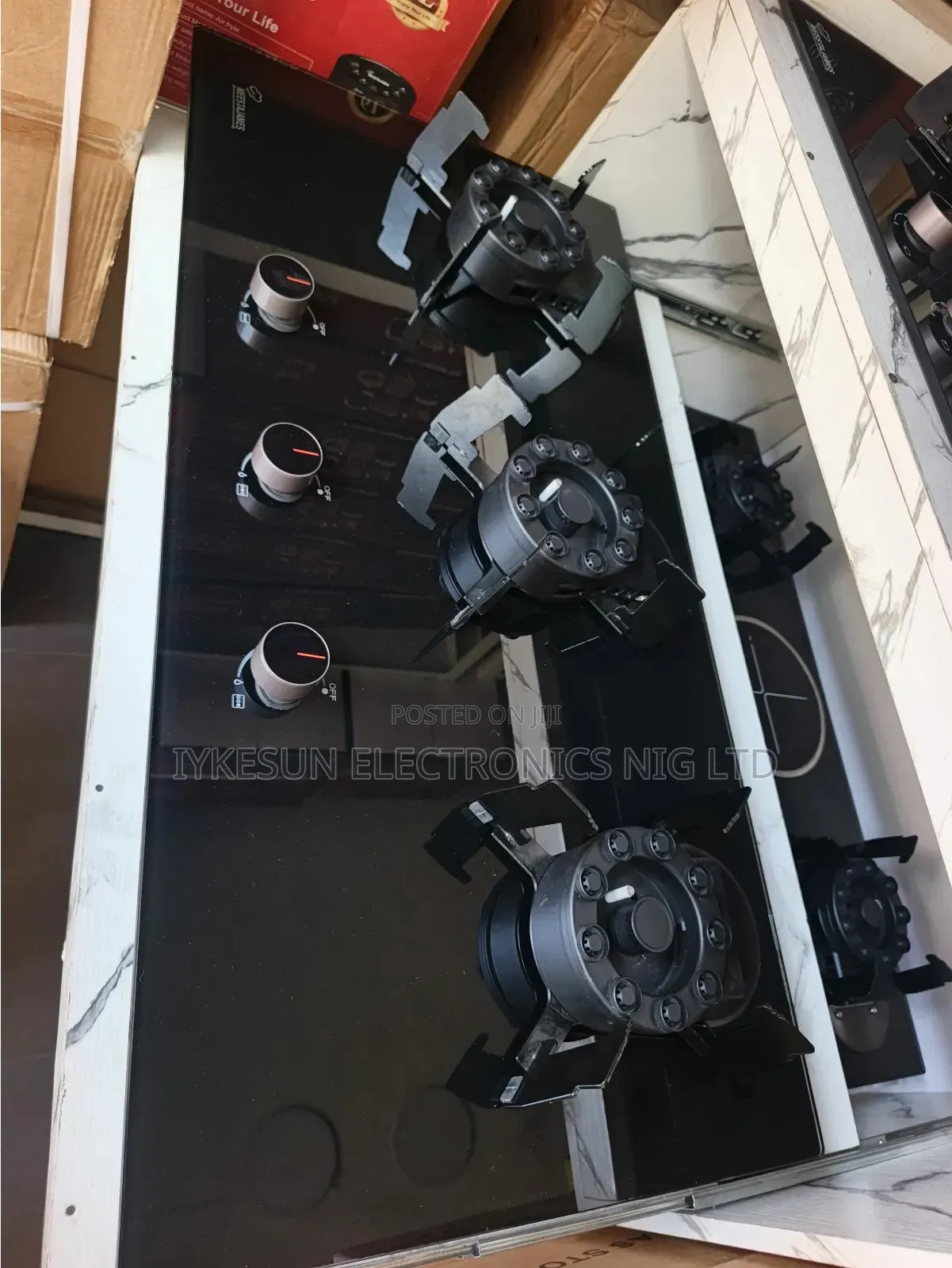 Original Meesajames Premium Quality Inbuilt Flips Up 3 Burners Gas Hob