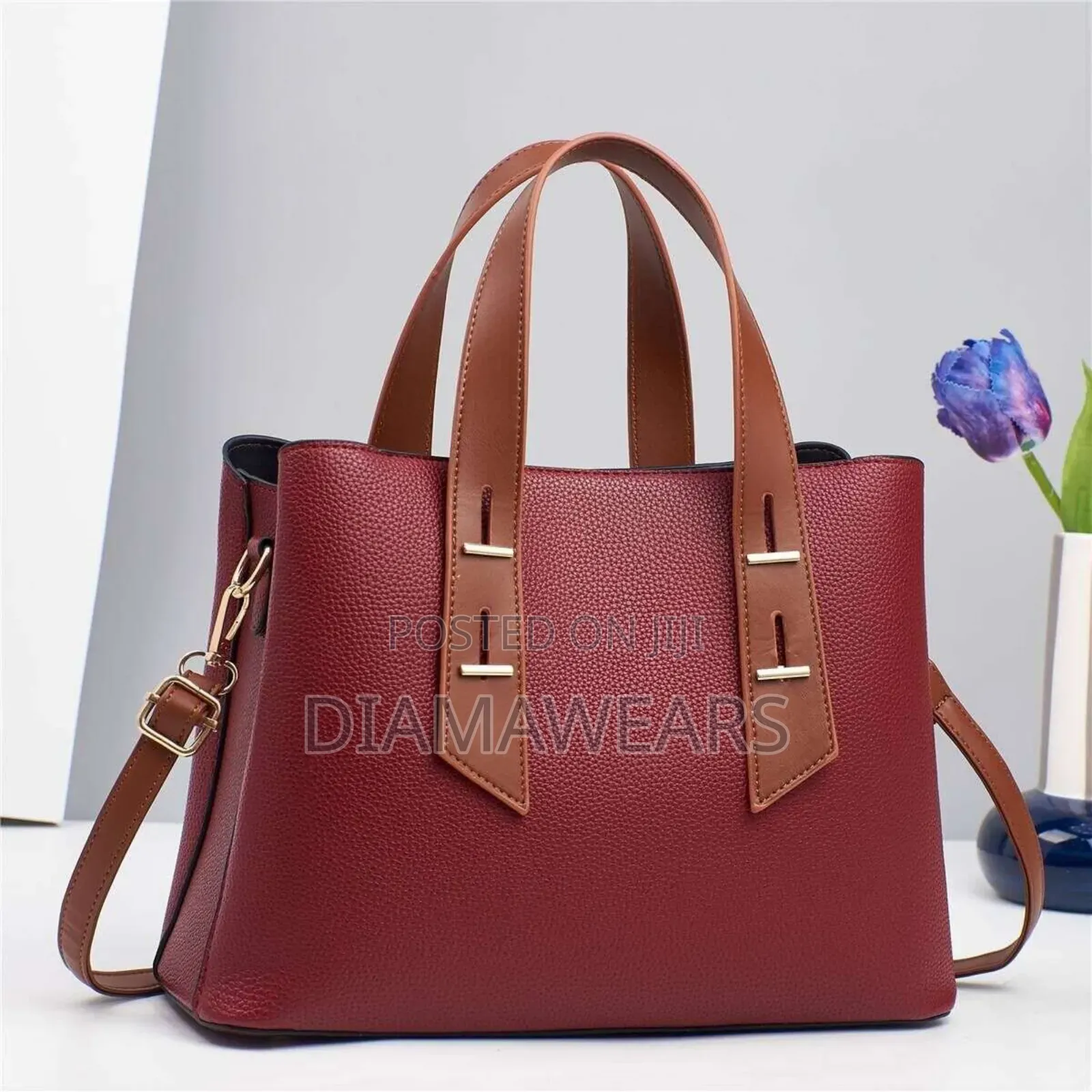 Green Colour Mixed Ladies Hamd Bag