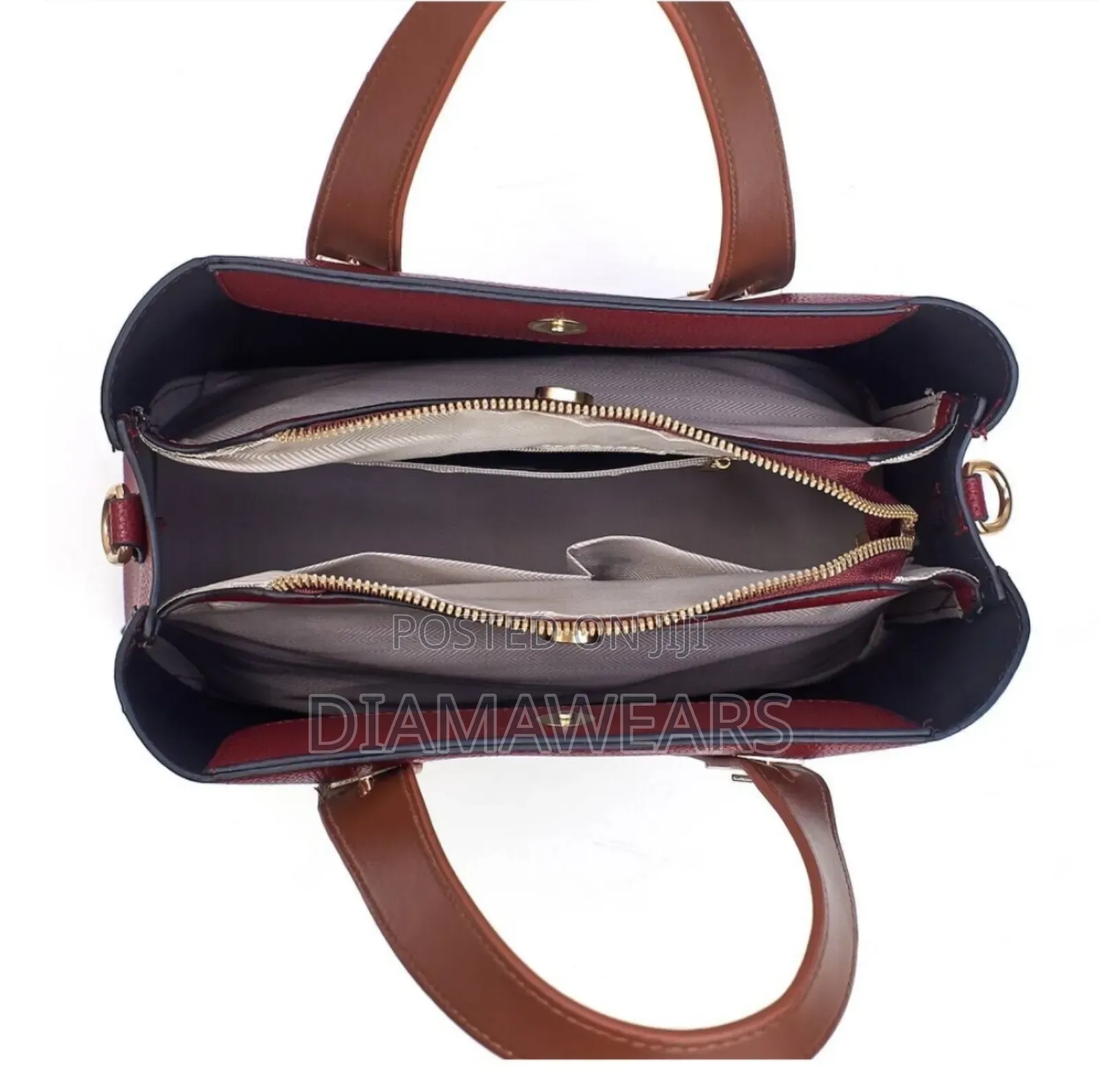 Green Colour Mixed Ladies Hamd Bag