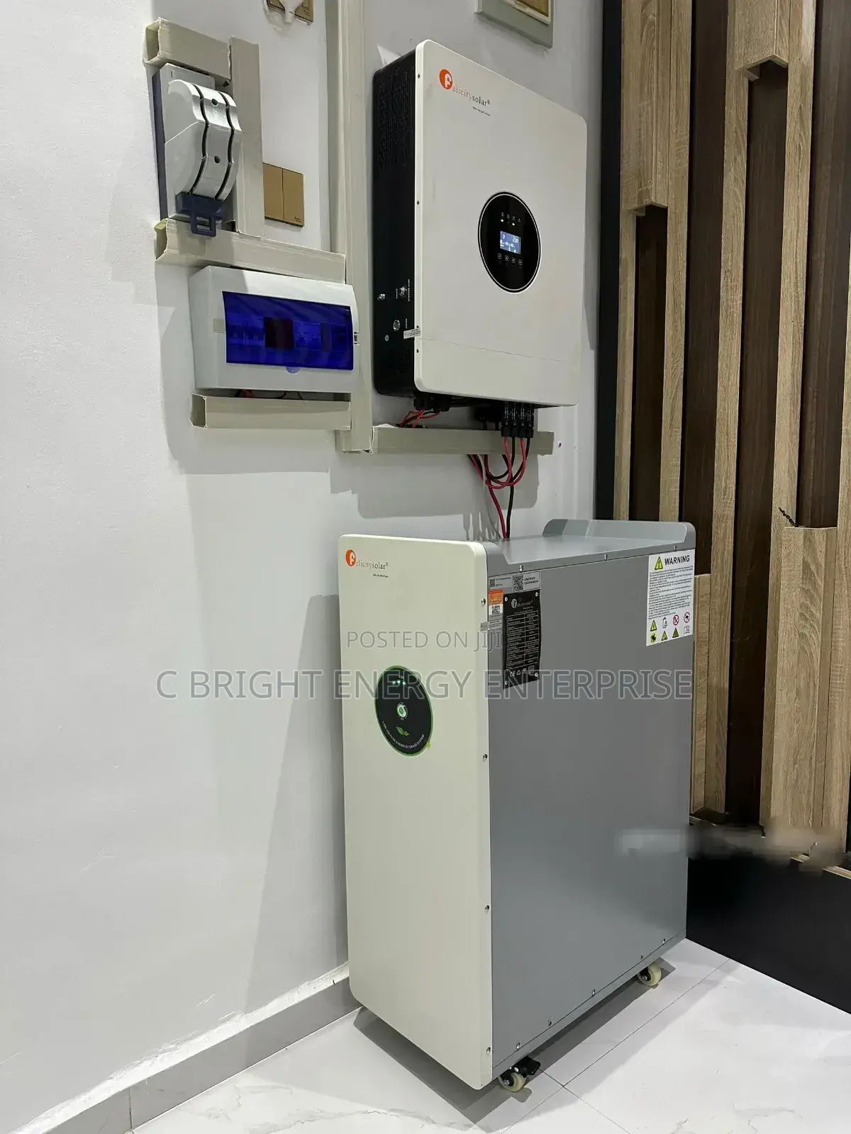 Installation Of 8kva Felicity Smart Inverters And 15kwh Felicity Lithi