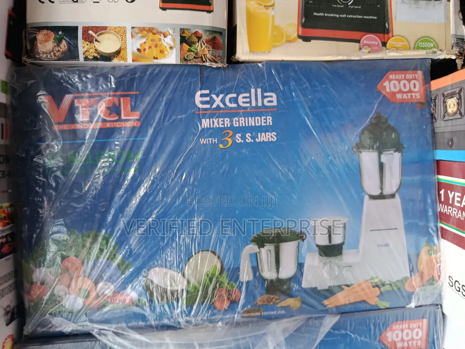 VTCL Excela Mixer Grinder - 1000 Watts