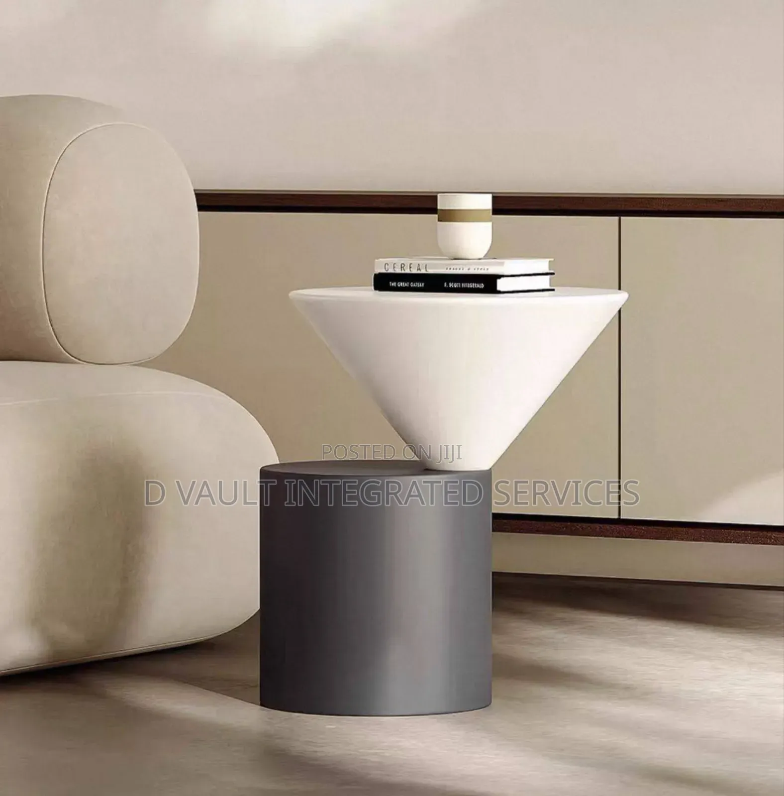 Side Stool / Modern Corner Table