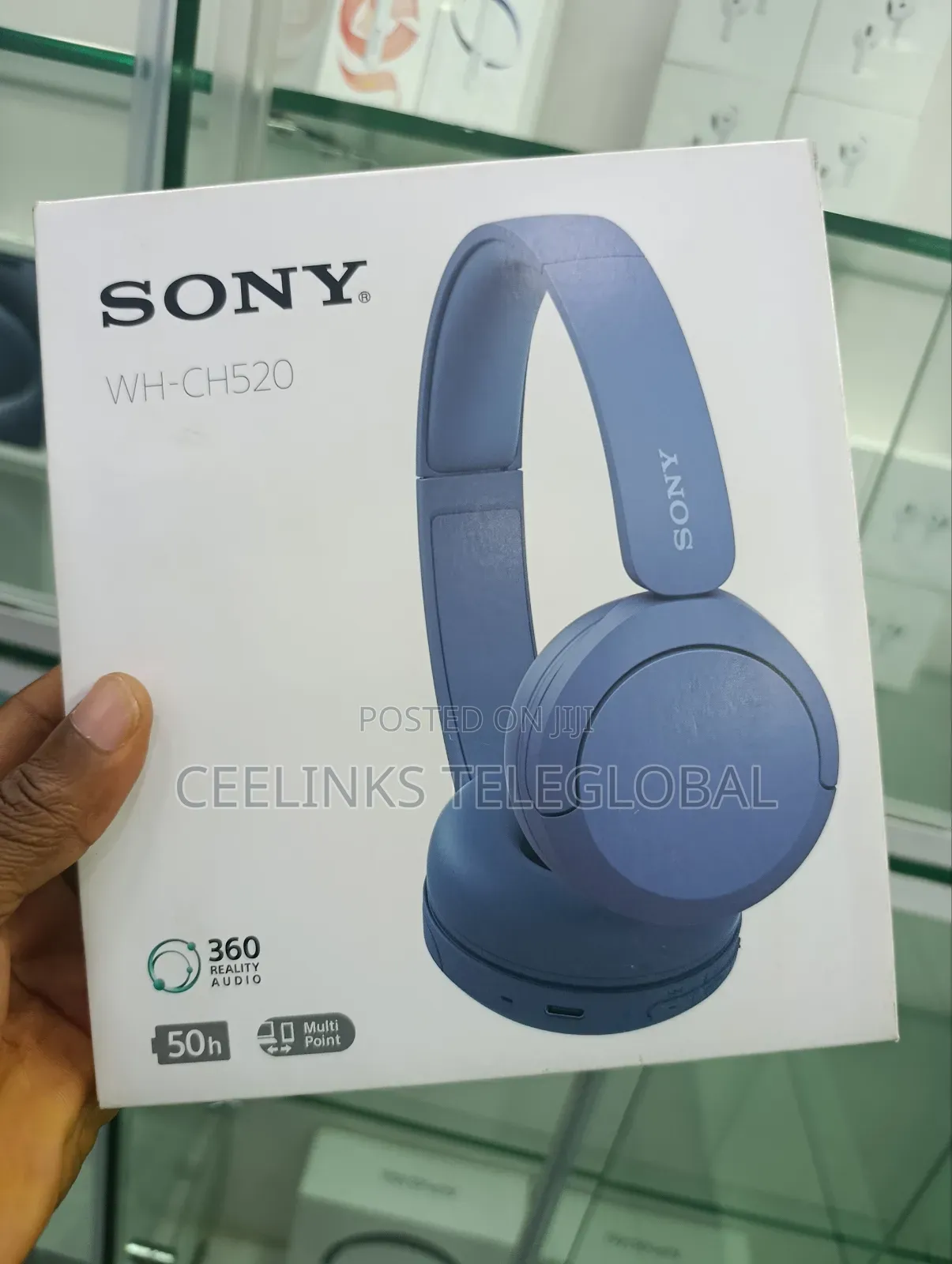 Sony Wh-ch520 Wireless Headphones Bluetooth On-ear Headset