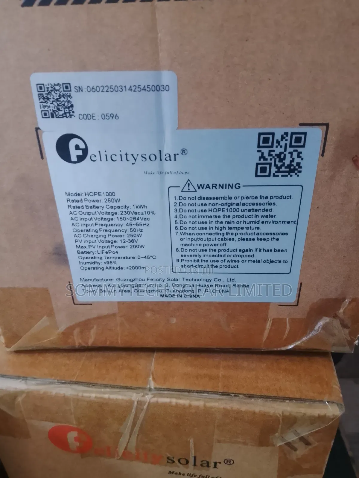 1kwh Felicity Solar Generator