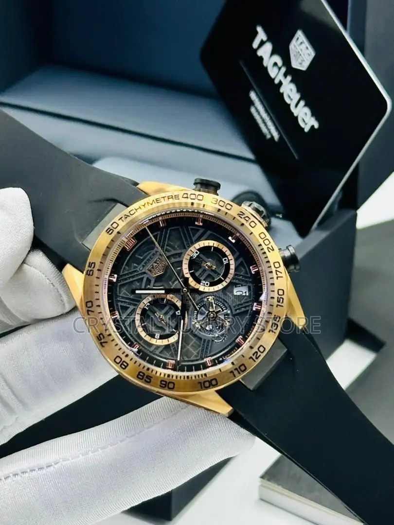 Tag Heuer Quality Luxury Men Chronograph Wristwatch