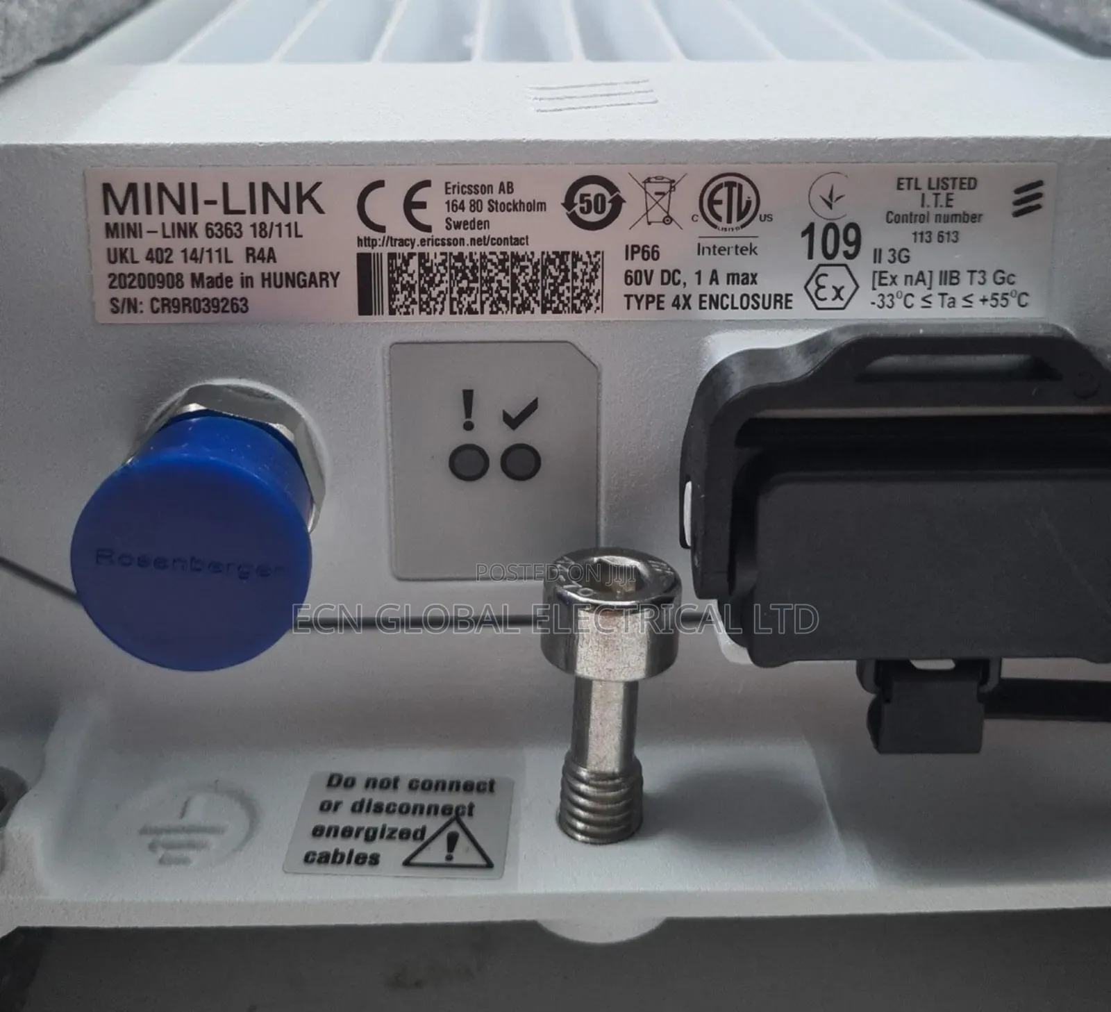 Ericsson Mini‐Link 6363 Microwave Radio Unit