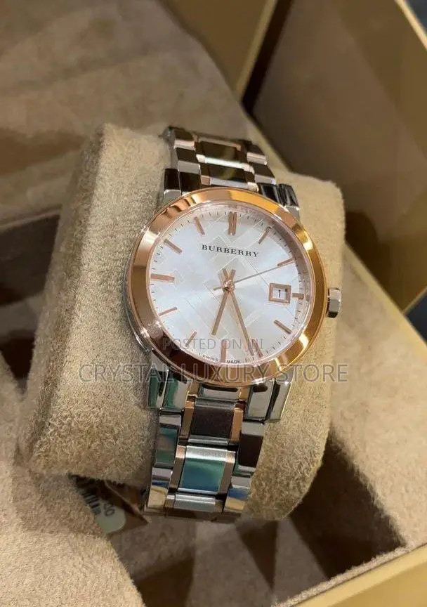 New Authentic Burberry Quality Luxury Men Wristwatch