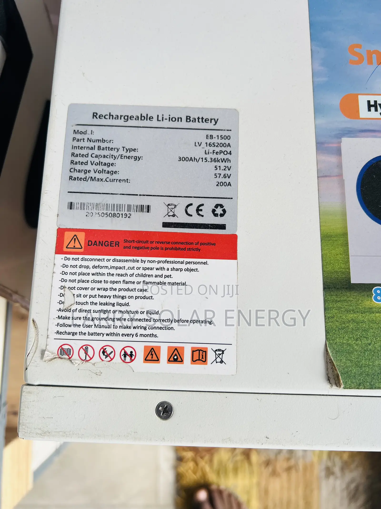 15kwh Luxsun Lithium Battery