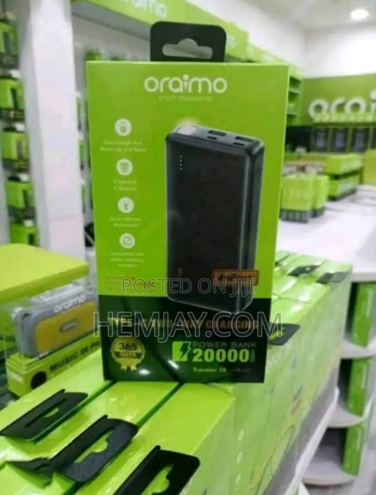 20000mah Oraimo Power Bank. "Original, Anifast and Lasting Longer