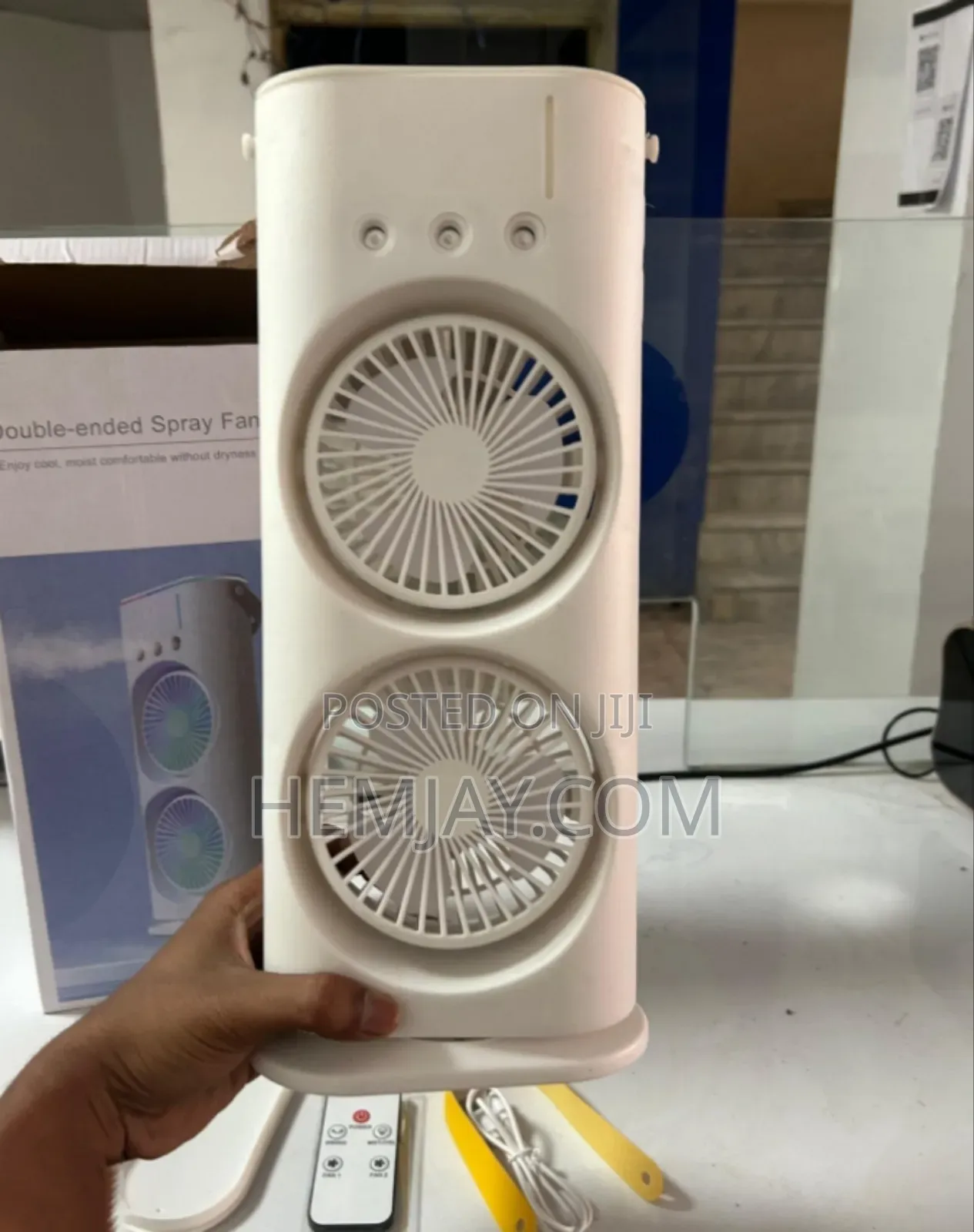 Double Headed Water Spraying Fan (Best Personal Cooling Machine 