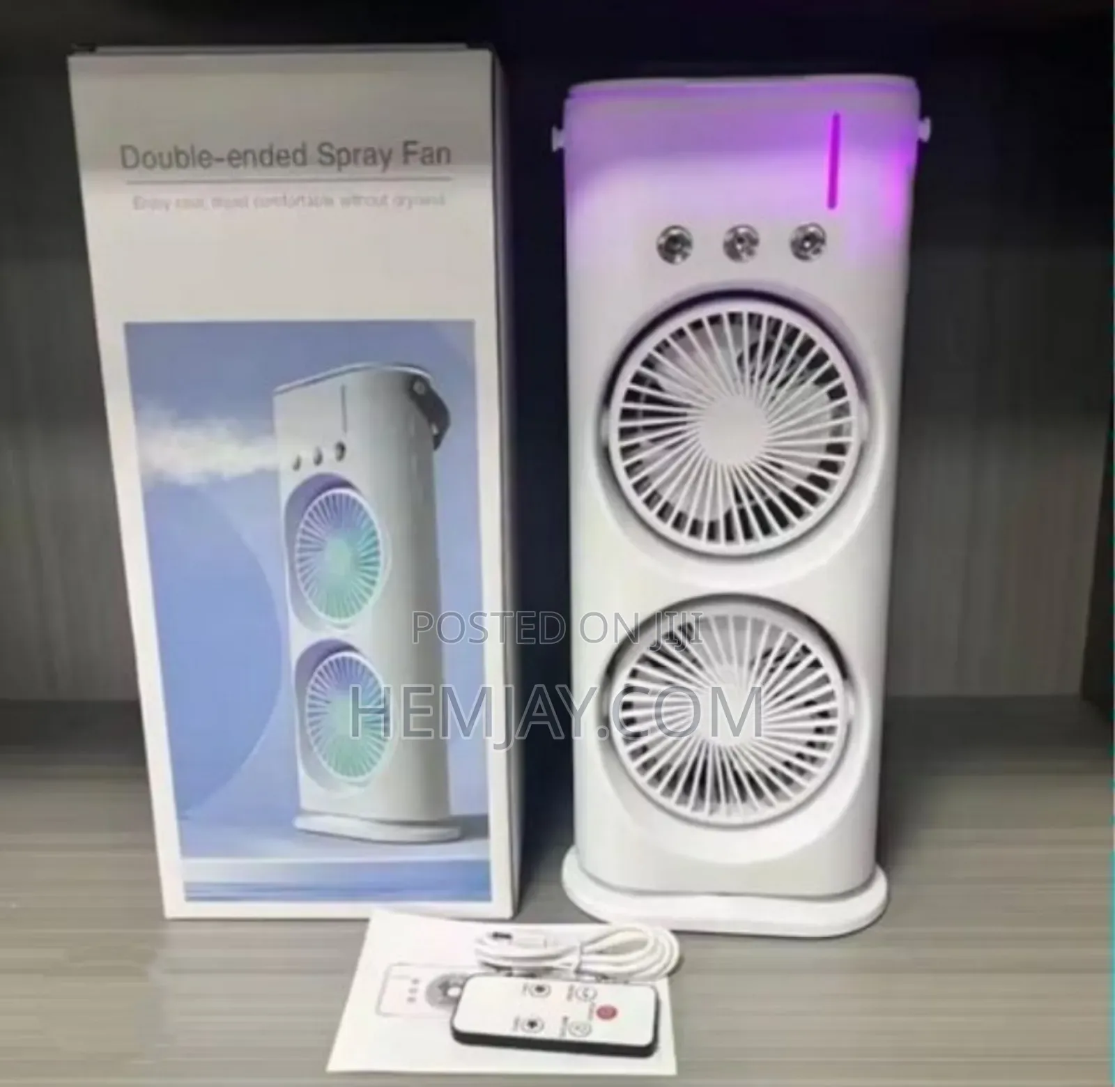 Double Headed Water Spraying Fan (Best Personal Cooling Machine 