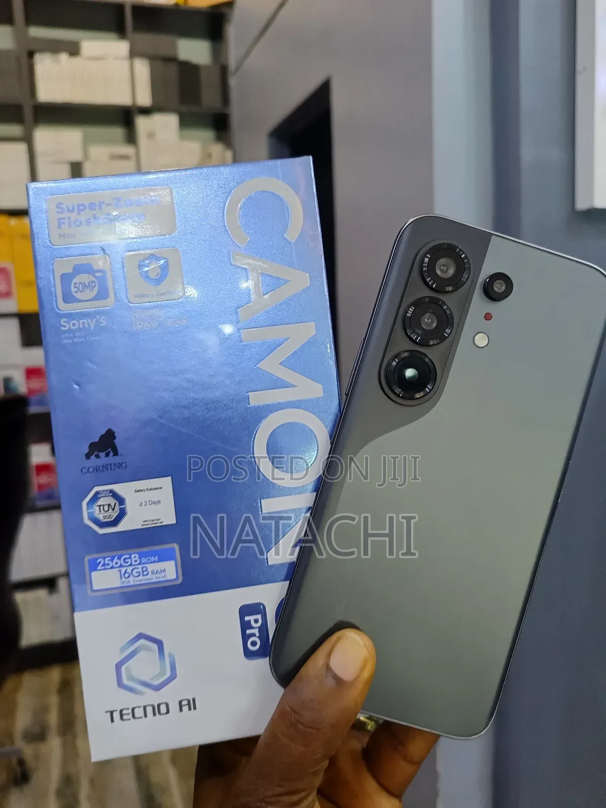 New Tecno Camon 50 Pro 256 GB Black