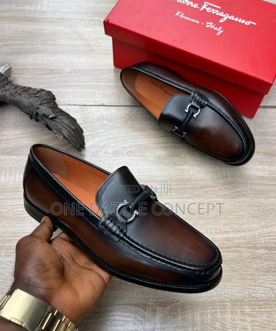 Ferragamo Italian Buckle Loafers /Shoe