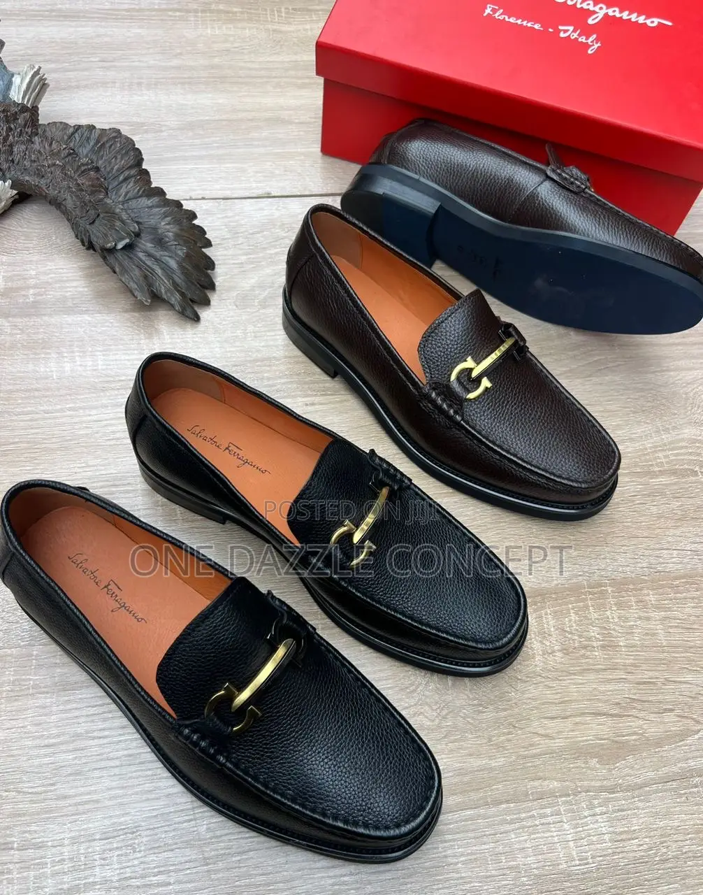 Ferragamo Italian Buckle Loafers /Shoe