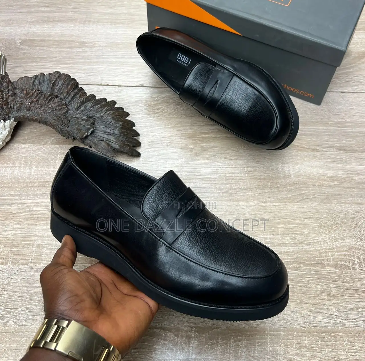 Oggi Italian Leather Loafers