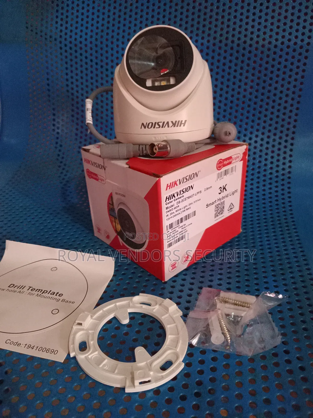 5mp CCTV Camera With Voice Capture (Audio), Day /Night Coloured Video