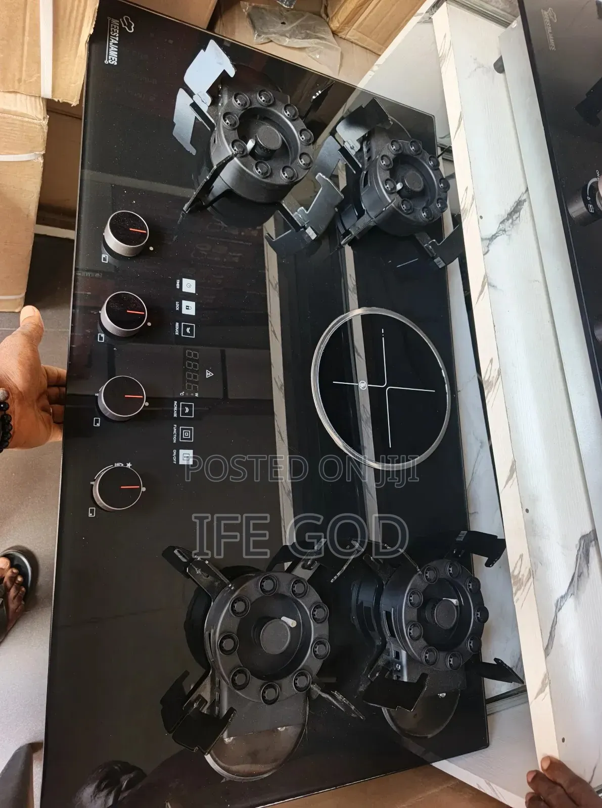 Original Meesajames Built-in Premium Quality Flips Up Gas Ele Hob