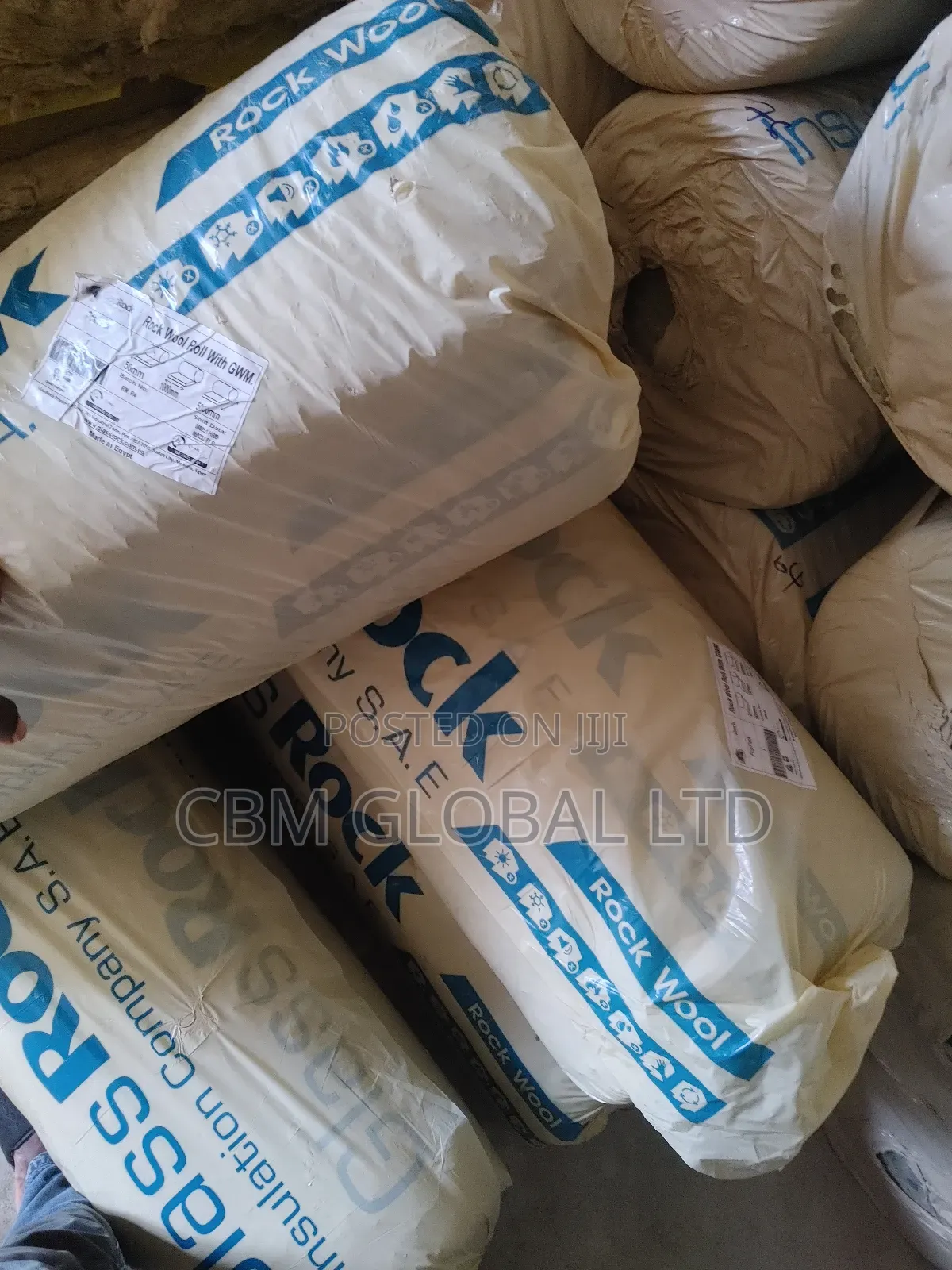 Rockwool 50mmx1mx5m With Galvanized Wire Mesh