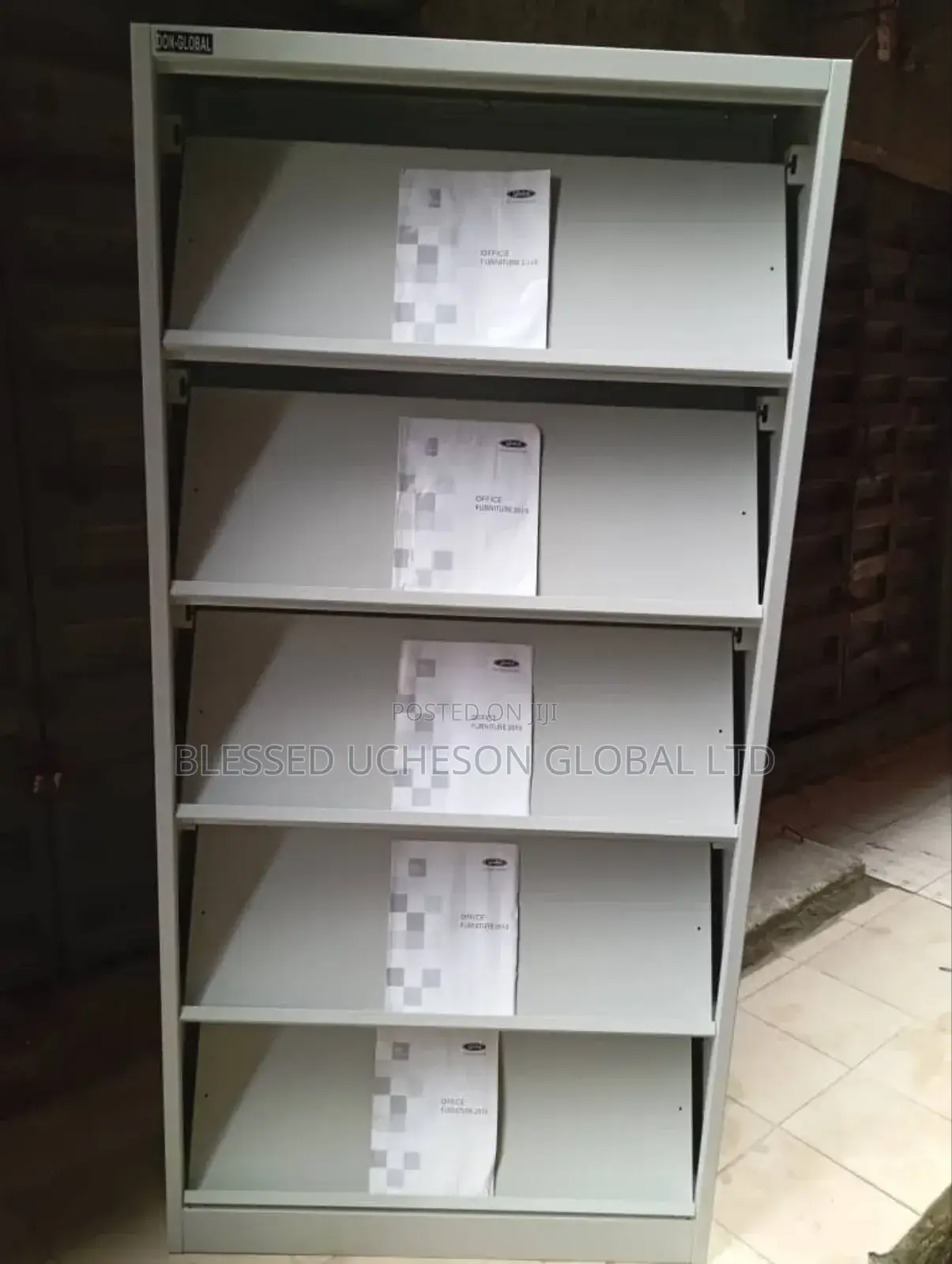 Metal Cabinet Book /Magazine Rack