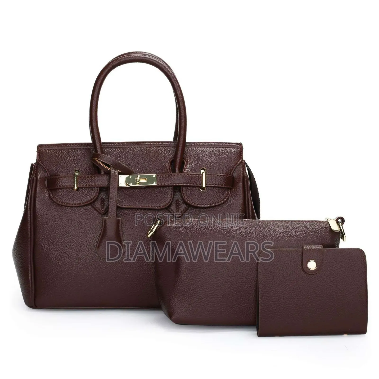 Black 3 in 1 Ladies Hand Bags