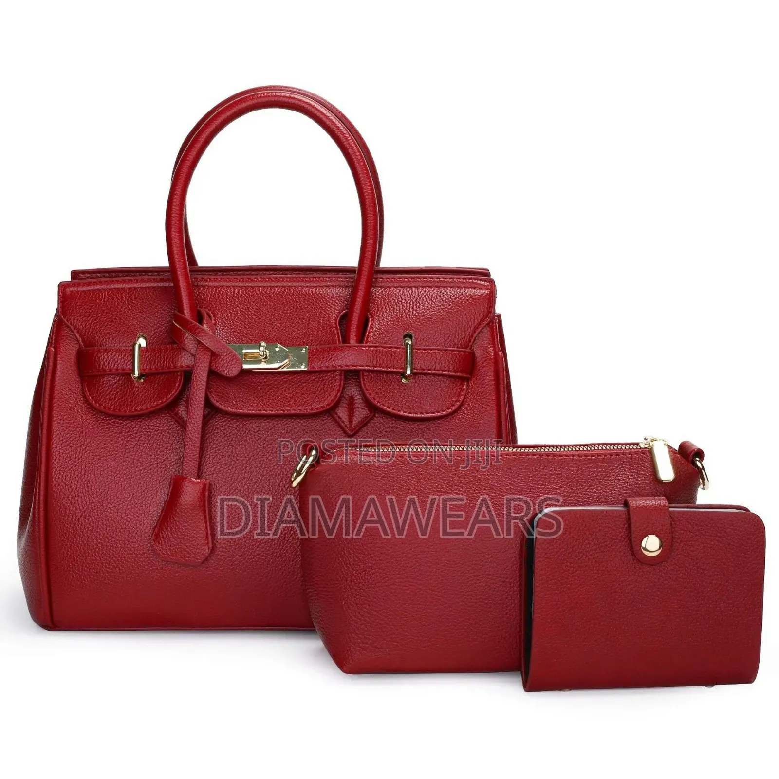 Black 3 in 1 Ladies Hand Bags