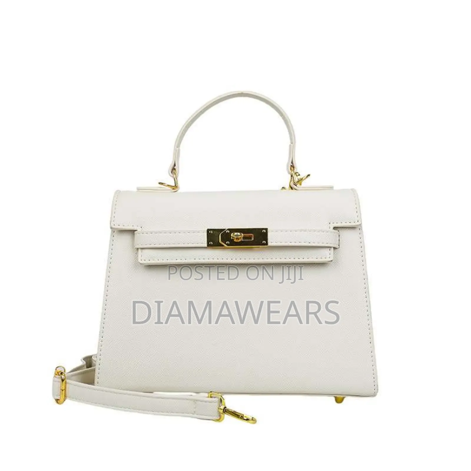 White Kelly Quality and Unique Stylish Hand Bag