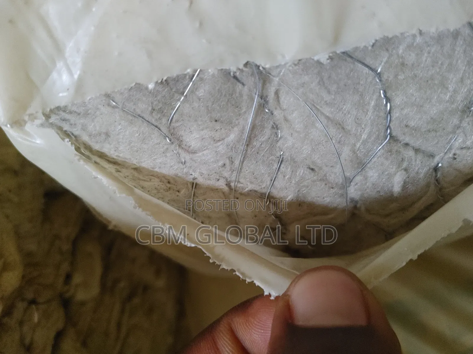 Rockwool 100mmx1mx3m With Galvanized Wire Mesh