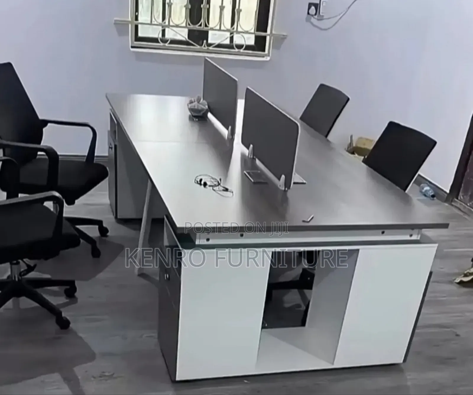 Workstation Table With 4-chair