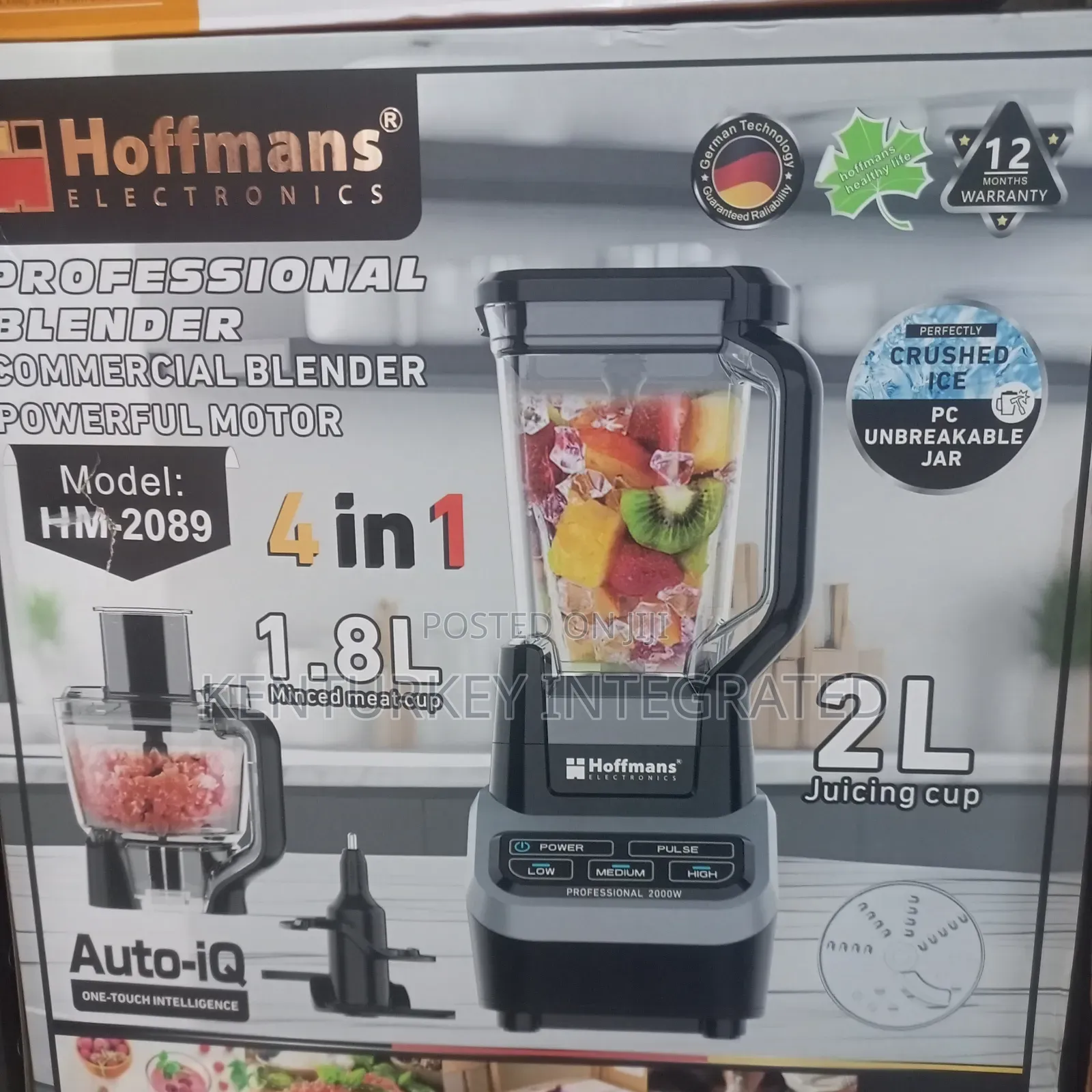 Professional, Food Processor and Commercial Hoffman Blender