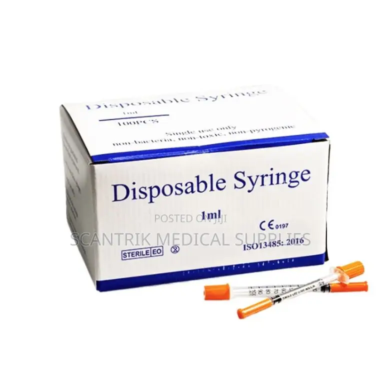Medical-Grade Insulin Syringe for Professional and Home Use