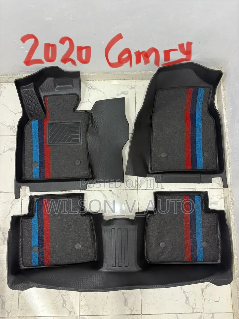 2020 Toyota Camry Tpe Double Layer Foot Mat – Waterproof Durable