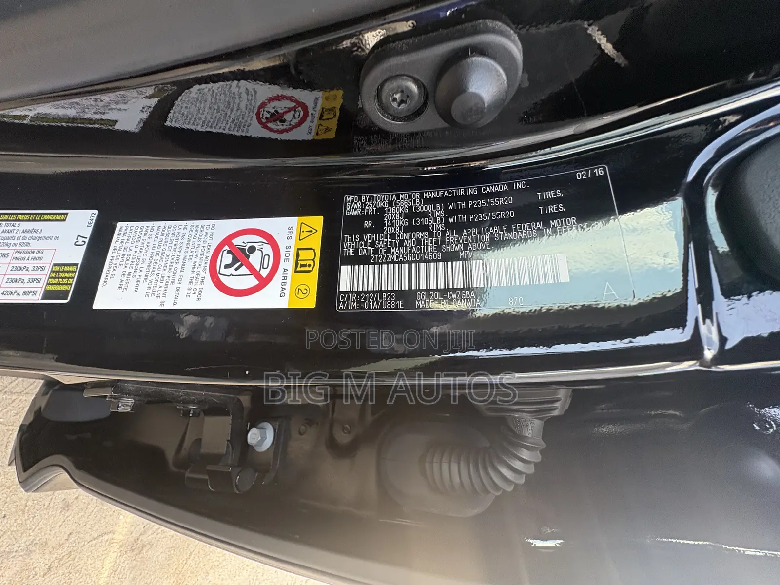 Lexus RX 2016 Black