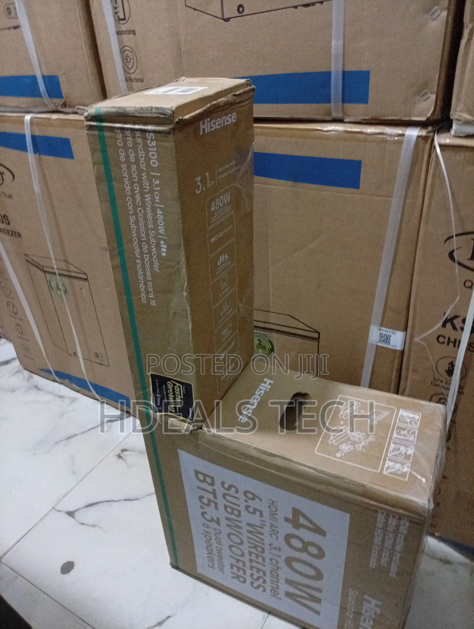 Hisense 480w Sound Bar – Bluetooth, Deep Bass, Surround Sound