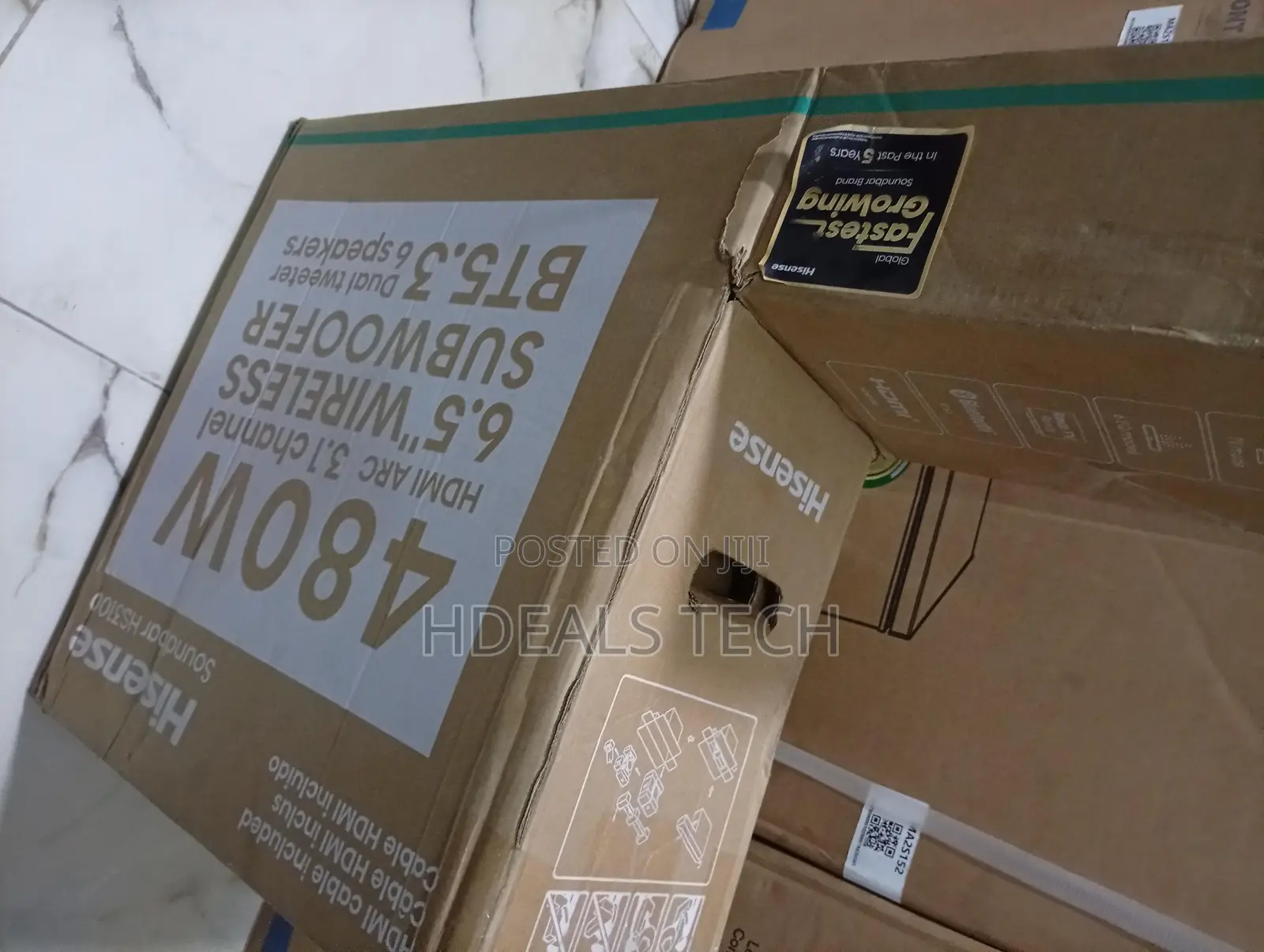 Hisense 480w Sound Bar With Subwoofer – Heavy Bass Guaranteed