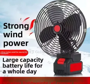 Portable Wireless Charging Lithium Battery Fan