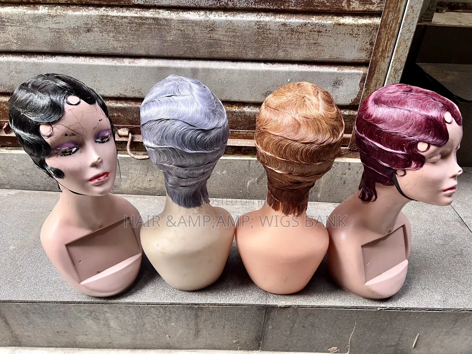 Human Hair Finger Wave Lawyer Wig Styled to Perfection