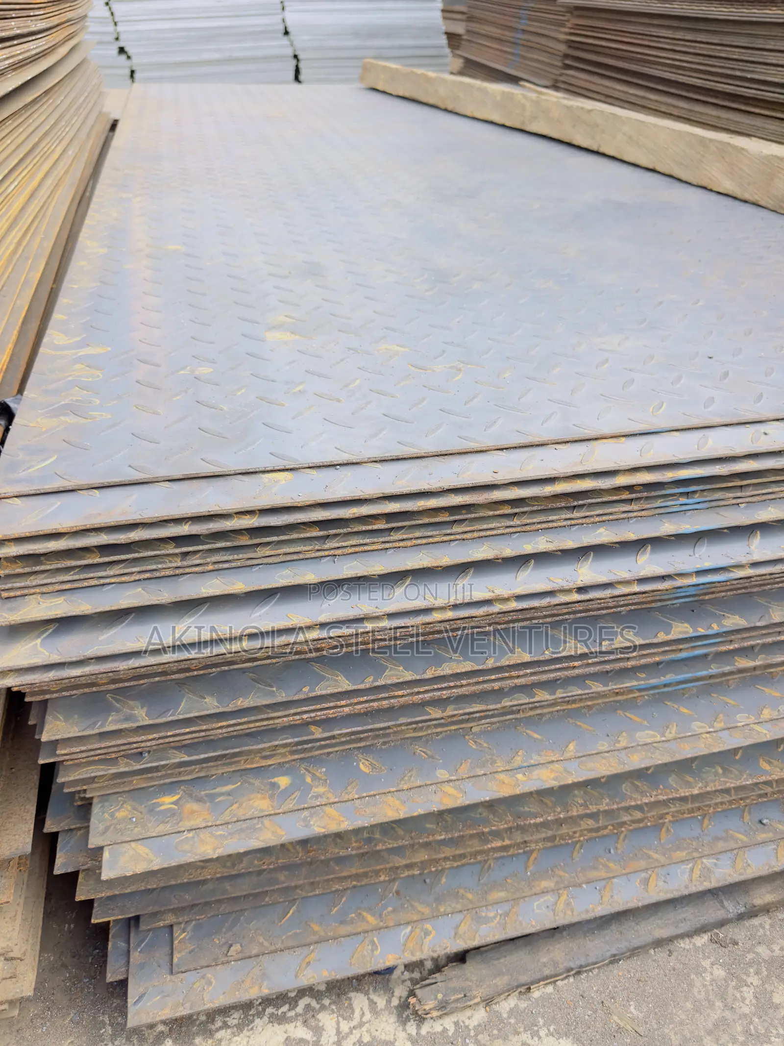 4x8 by 4mm Carbon Steel CHQ Plate