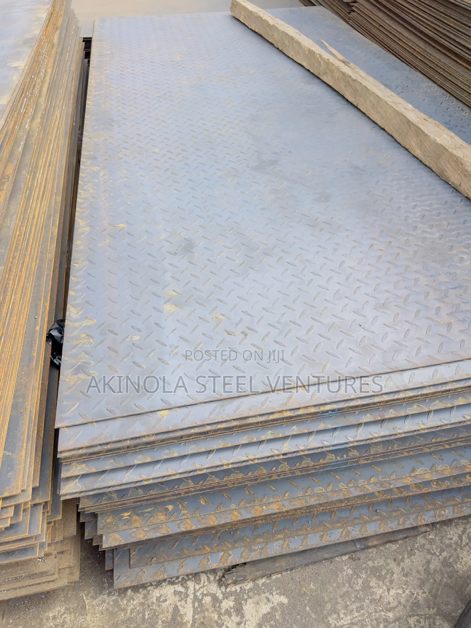 4x8 by 4mm Carbon Steel CHQ Plate