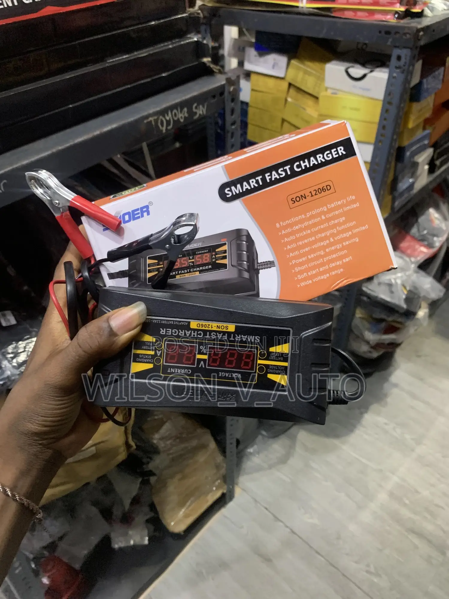 High Quality Smart Fast 12v 10ah Battery Charger 4ah-100ah