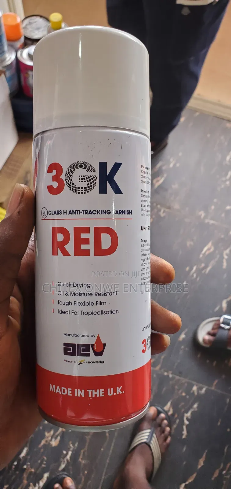 3gk Class H Anti-Tracking Varnish (Red)