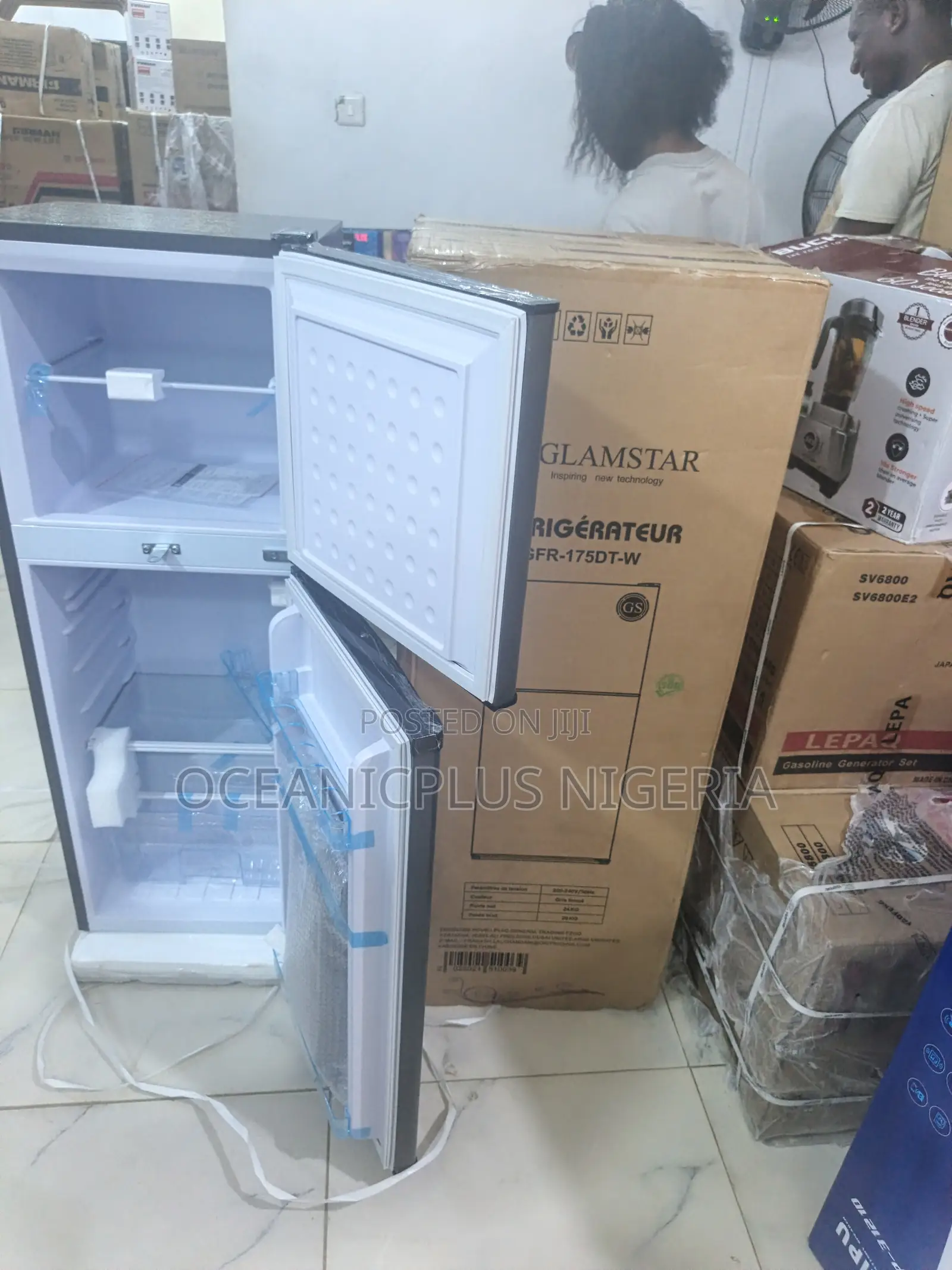 Glamstar 175l Double Door Refrigerator – Sleek Cooling Power