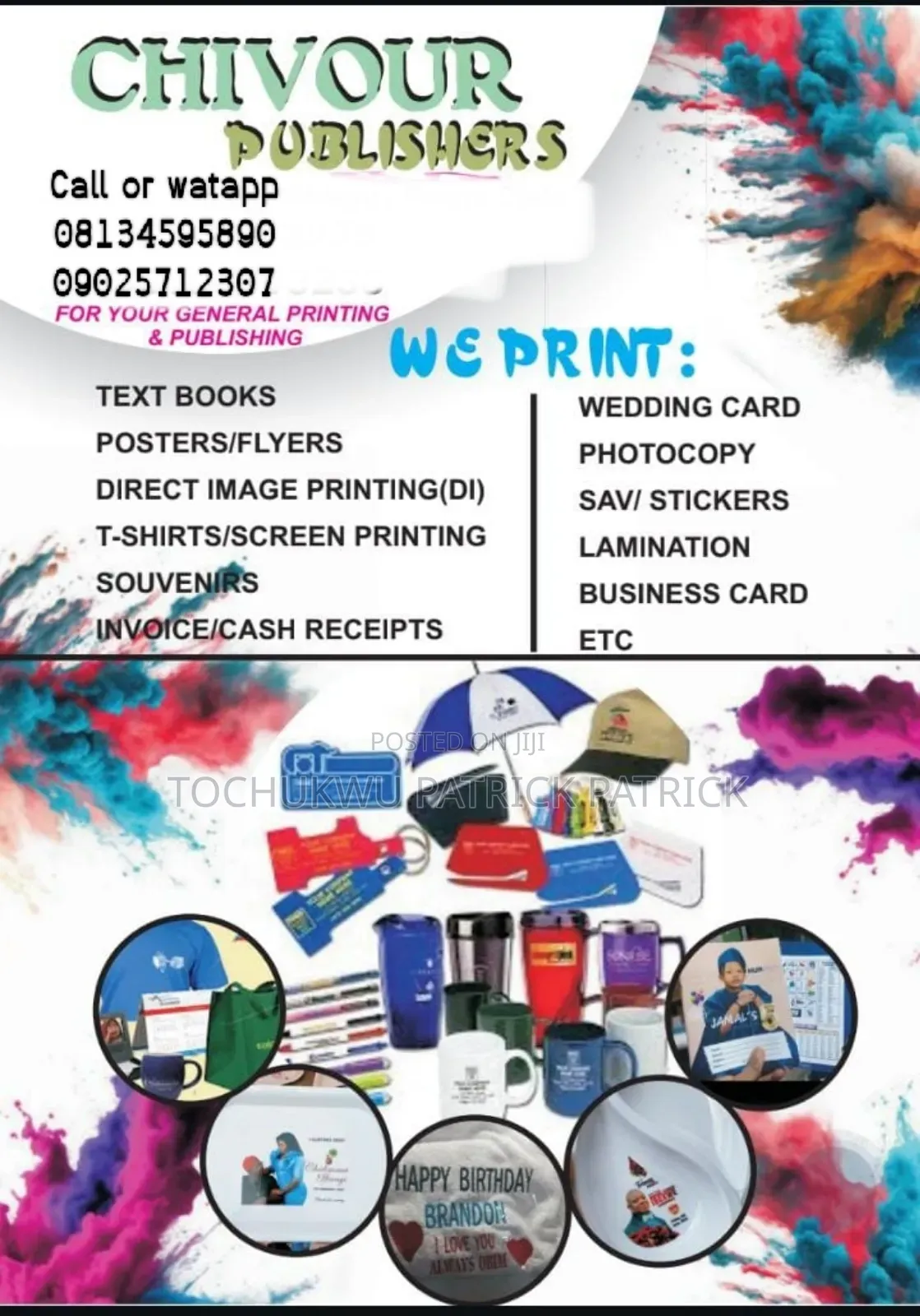 Chivour Publishers Printers