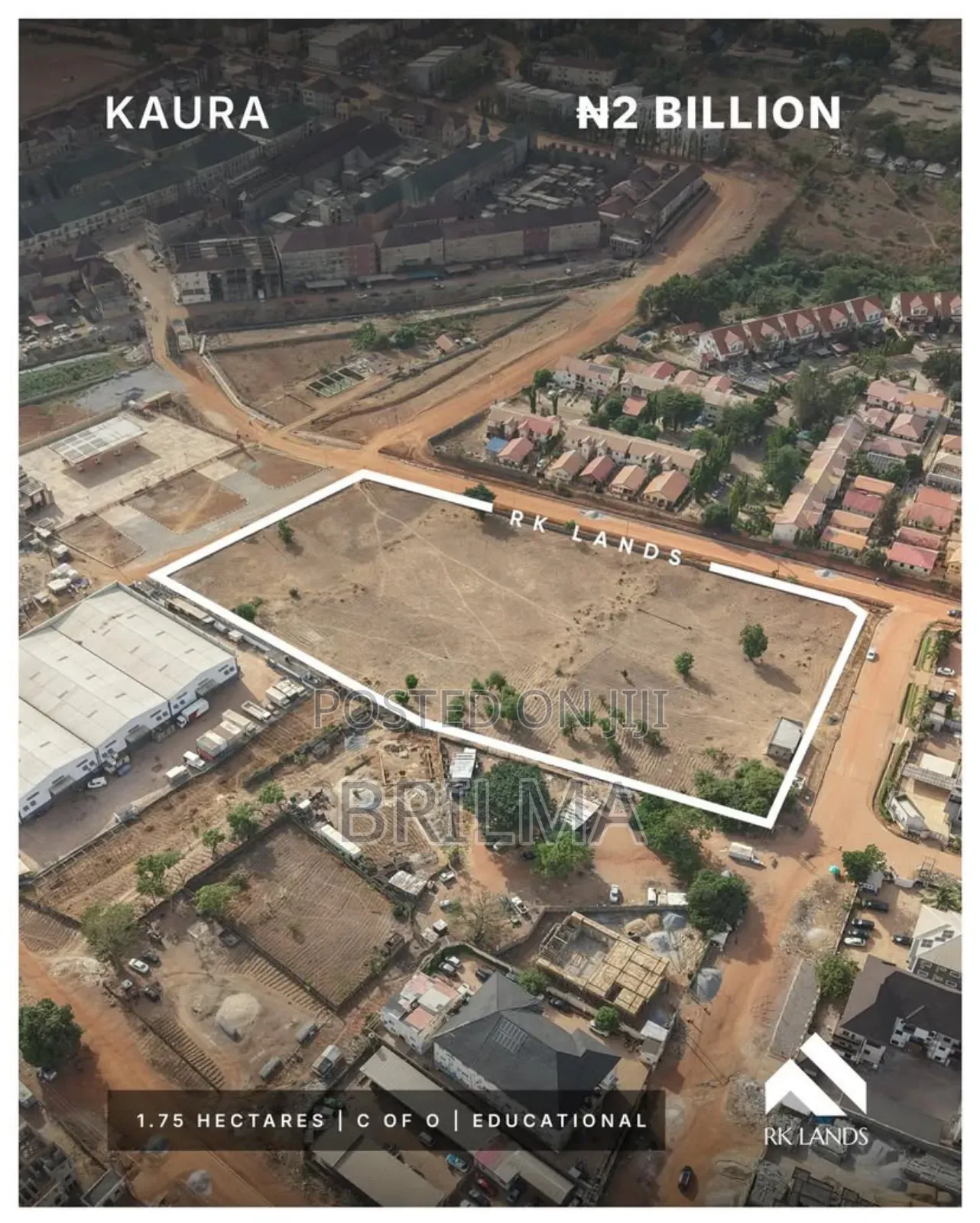 1.75 Hectare of Land in Kaura for Sale!