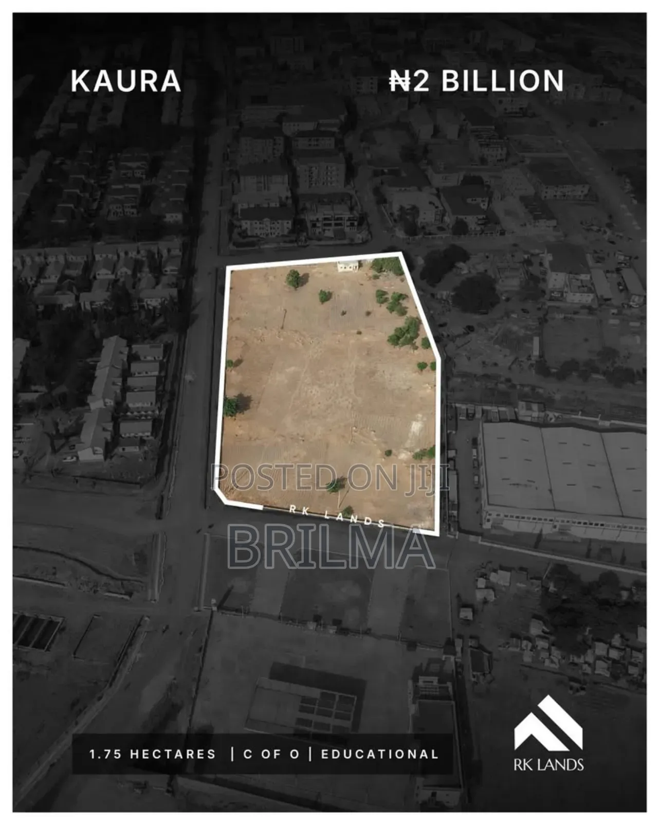 1.75 Hectare of Land in Kaura for Sale!
