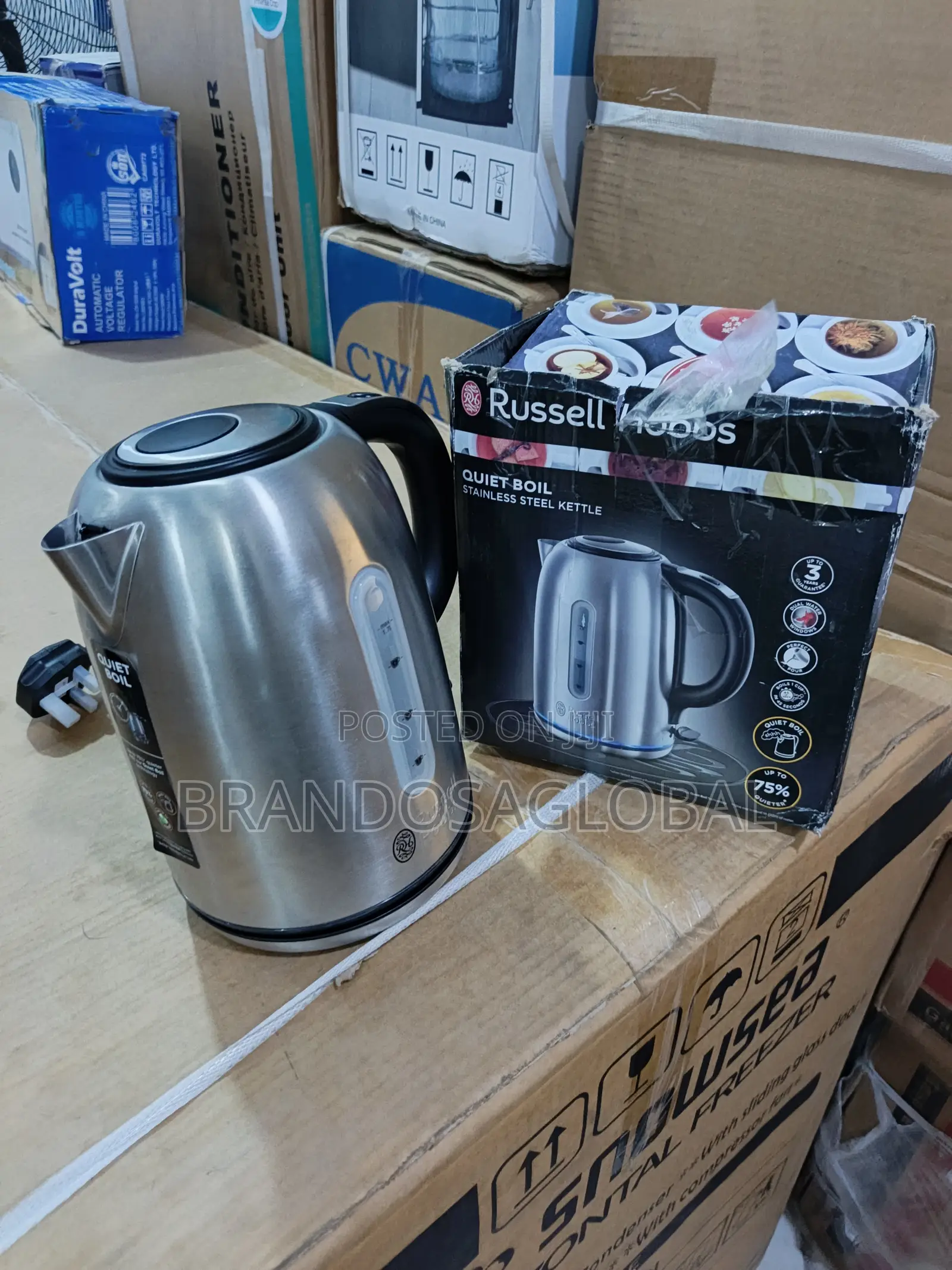 Russell Hobbs Stainless Steel Kettle – High Performance Water Kettle