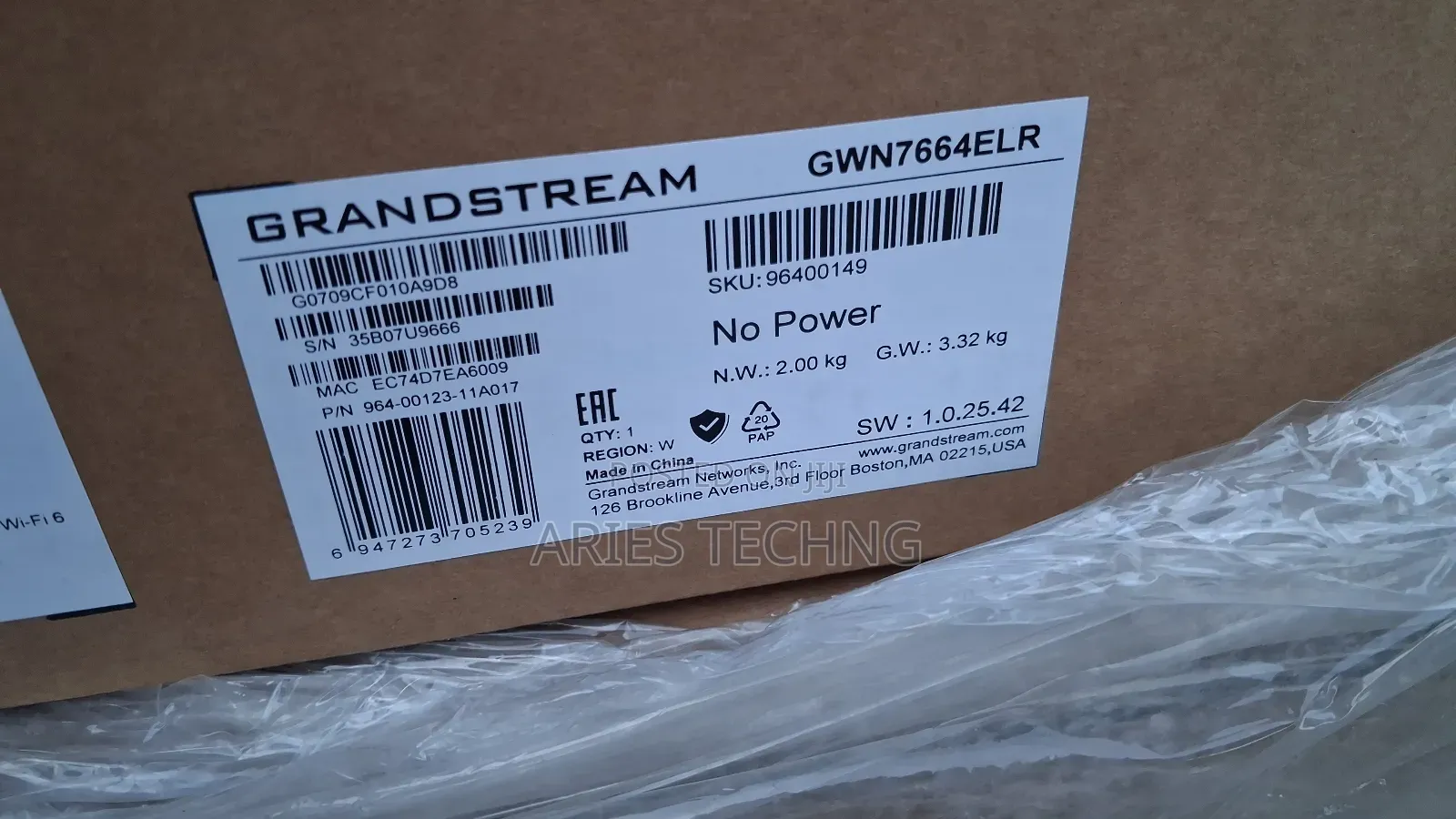 Grandstream 7664elr Wifi 6 Access Point
