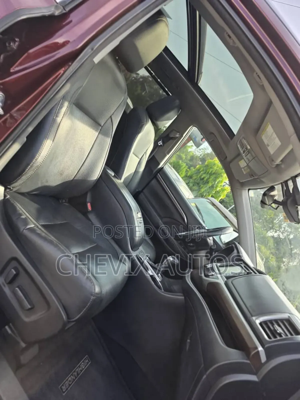 Toyota Highlander Limited V6 4x4 (3.5L 6cyl 6A) 2016 Burgundy