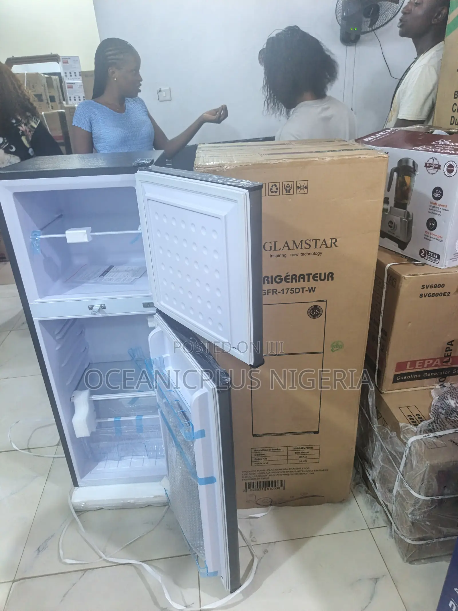 Keep It Fresh With Glamstar 175l Double Door Refrigerator