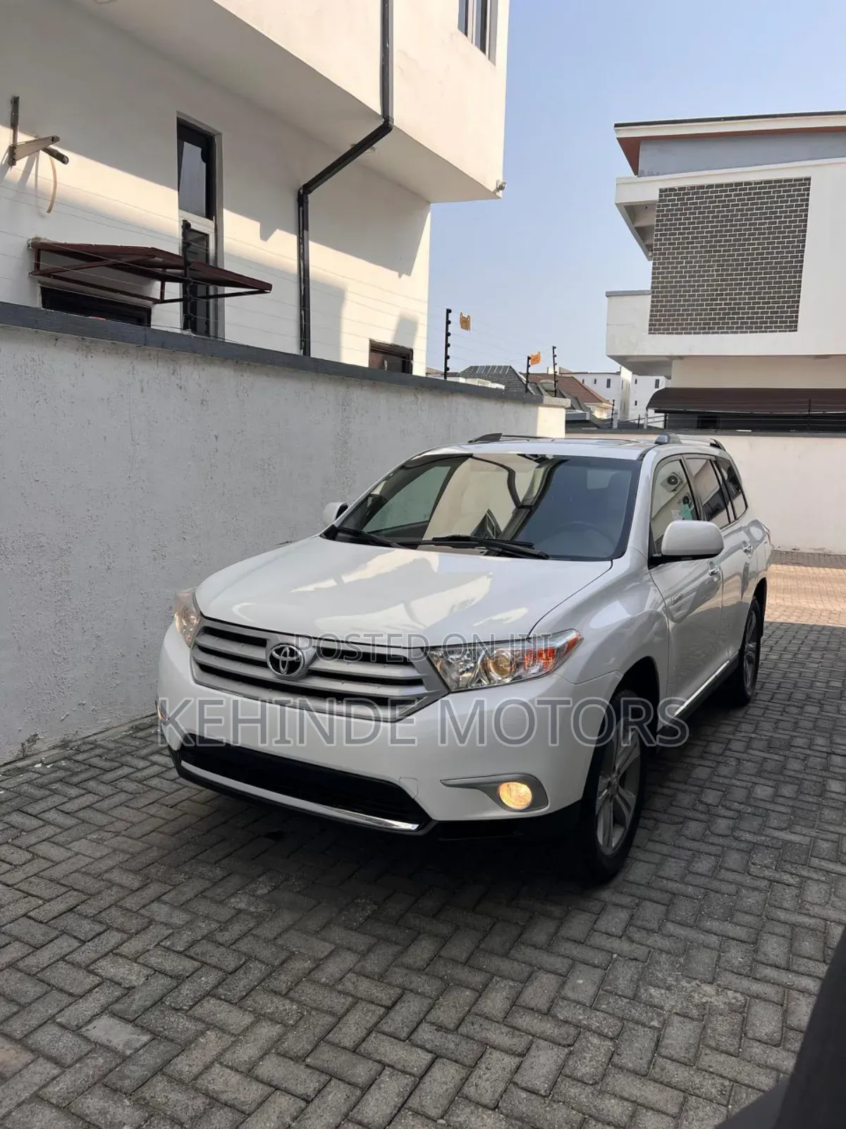 Toyota Highlander Limited 3.5l 4WD 2013 White