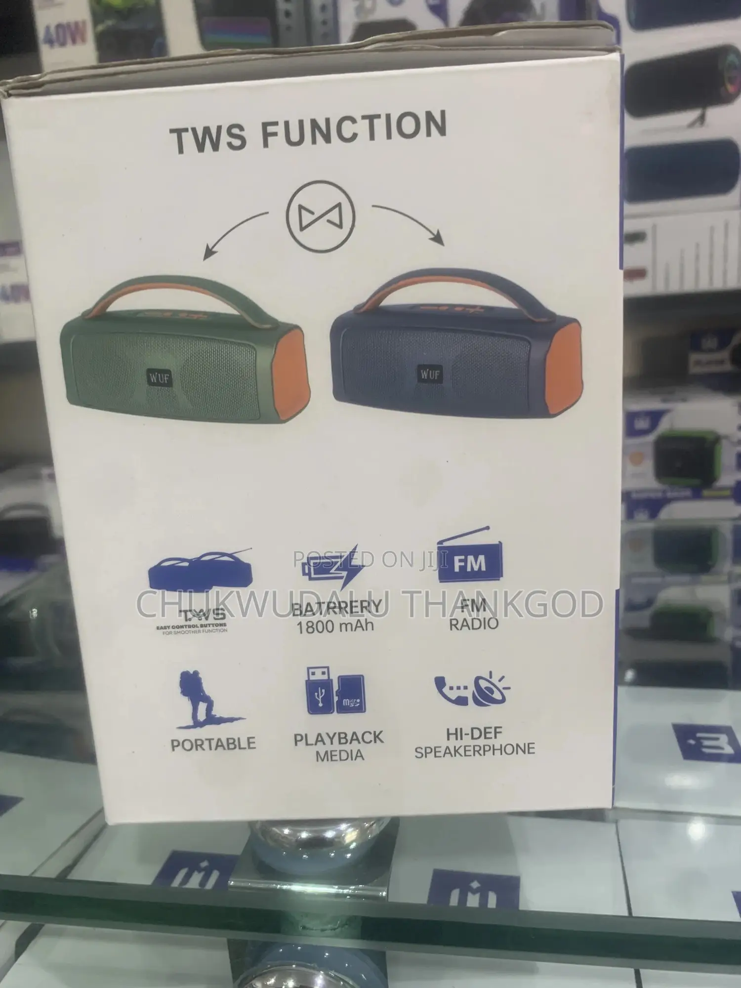 Wuf - W52 Super Bass Portable Wireless Speaker